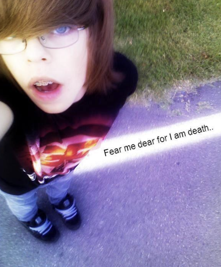 girl - Fear me dear for I am death..